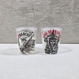 Sons Of Anarchy 2019 Shot Glasses Plastic Ice Look Twentieth Century Fox